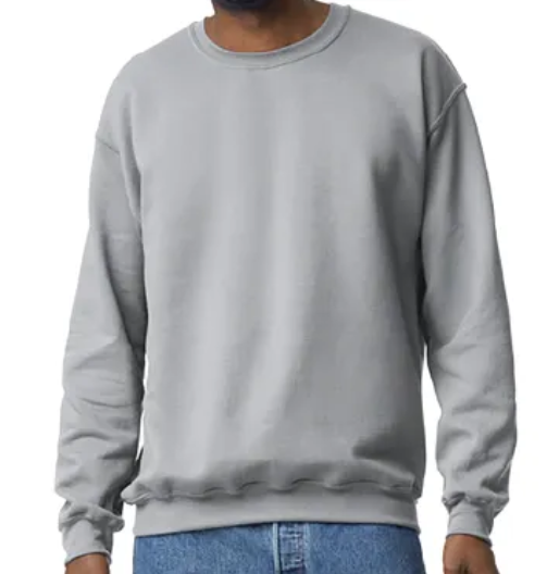 Gildan® 18000 Heavy Blend™ Adult Crewneck Sweatshirt Full Front Logo