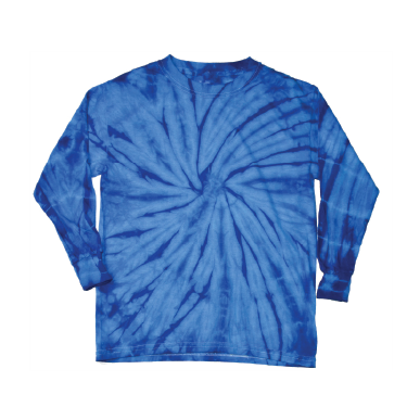 Colortone® 2000Y Youth Spider Tie Dye Long Sleeve T-Shirt