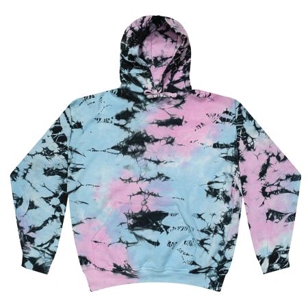 Colortone® 8777 Tie Dye Fleece Pullover TD977