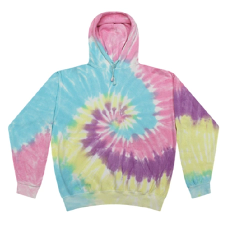 Colortone® 8777 Tie Dye Fleece Pullover TD977
