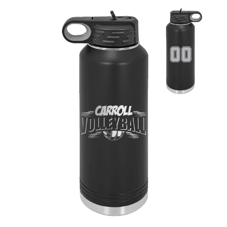 40 oz Water Bottle with Lid / Straw