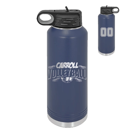 40 oz Water Bottle with Lid / Straw