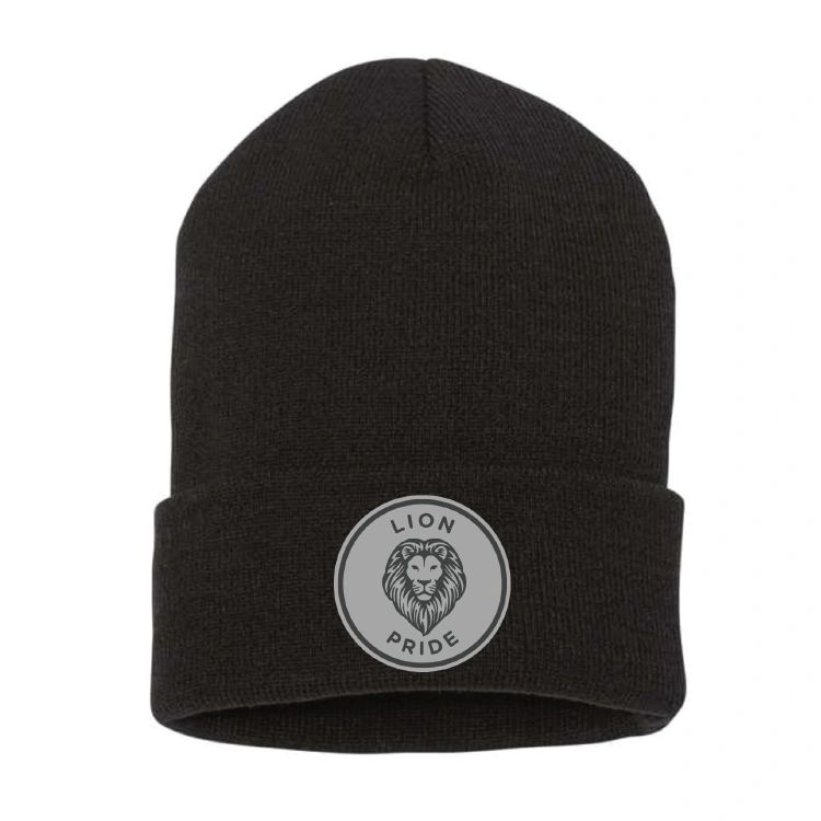 YP Classics™ 1501KC Cuffed Knit Beanie w/Patch