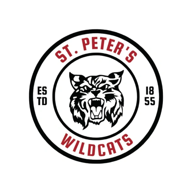 St. Peter's Wildcats 4" Round Digital-Print Vinyl Sticker