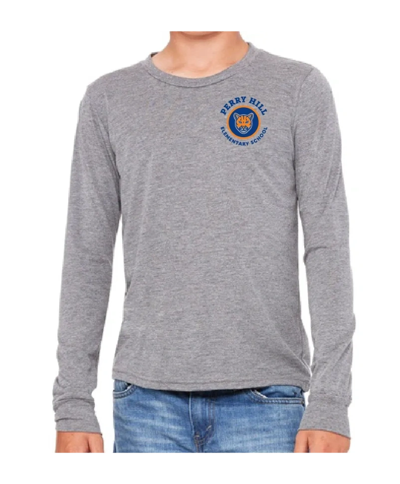 BELLA+CANVAS® 3501Y Youth Jersey Long Sleeve Tee
