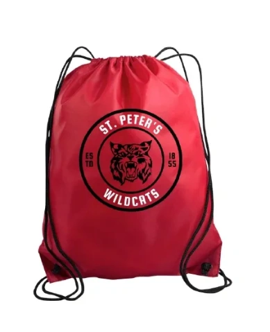 Liberty Bags 8886 Value Drawstring Backpack-logo 6B