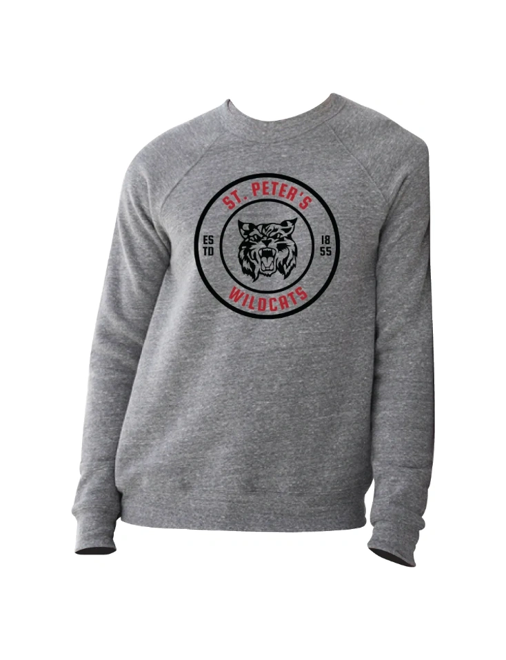 Bella Canvas Crewneck Grey Adult / Youth-logo 6A