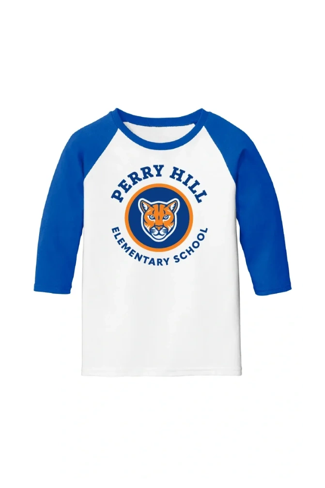 Gildan ® Heavy Cotton ™ Youth 3/4-Sleeve Raglan T-Shirt
